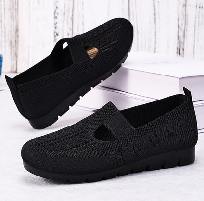 Zapatos de malla para mujer frescos y huecos