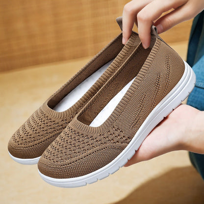 Zapatos de punto cómodos y transpirables