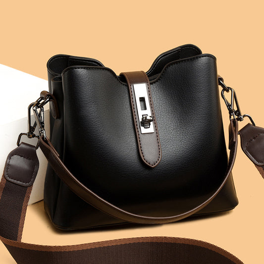 Bolso de mano retro multicapa de gran capacidad