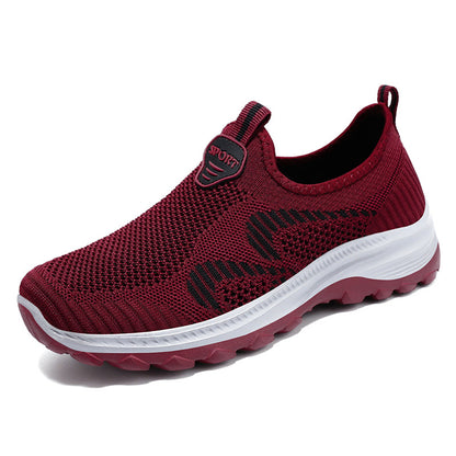 Zapatos de mujer de malla transpirable de punto
