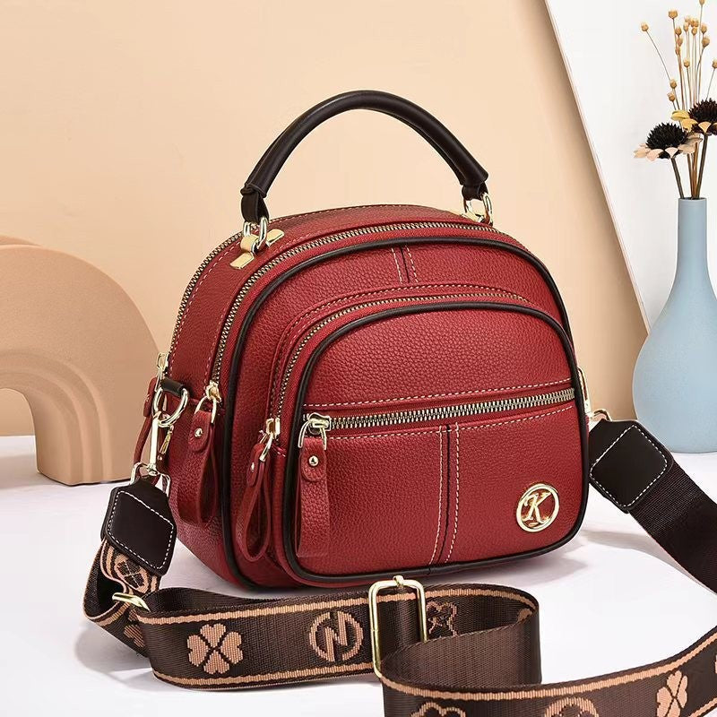Bolso bandolera y de hombro popular de cuero