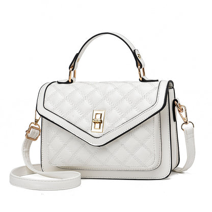 Elegante bolso acolchado de hombro y bandolera / Bolso de mano pequeño