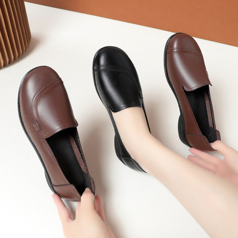 Mocasines de piel