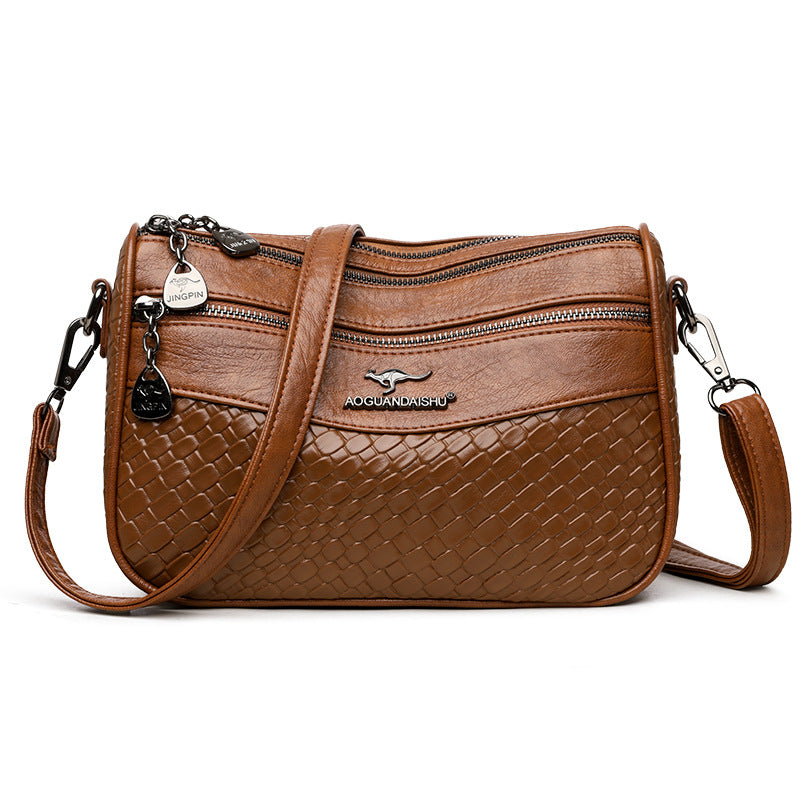 Nuevo bolso bandolera multicapa de diseño elegante