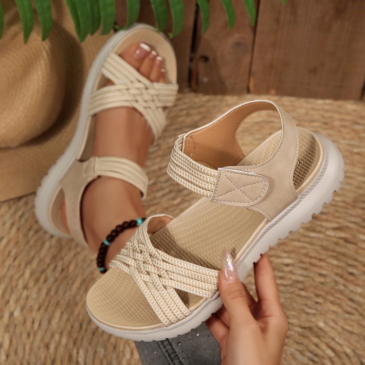 Sandalias con cierre de velcro