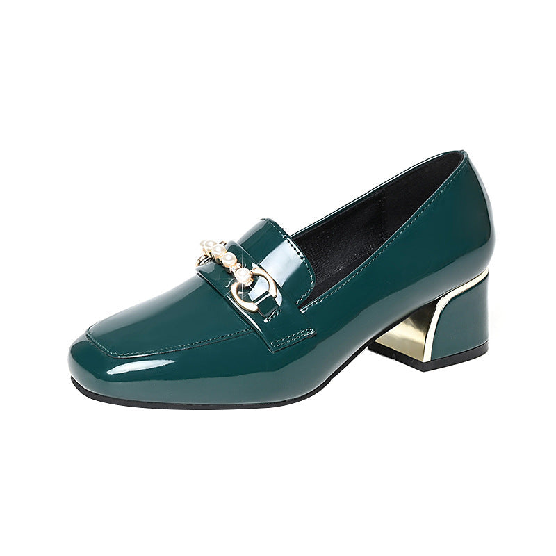 Zapatos de charol antideslizantes