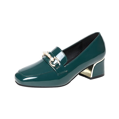 Zapatos de charol antideslizantes