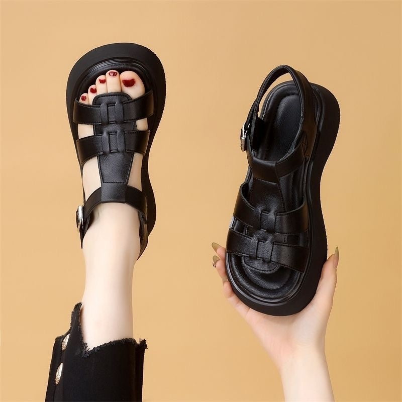 Sandalias tipo Birkenstock de plataforma para mujer – verano
