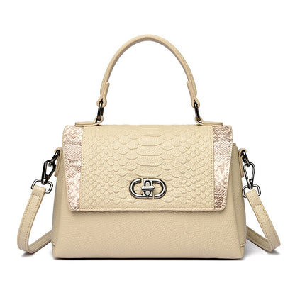 Bolso de mano para mujer de cuero genuino premium