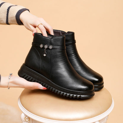 Botas de piel de alta calidad