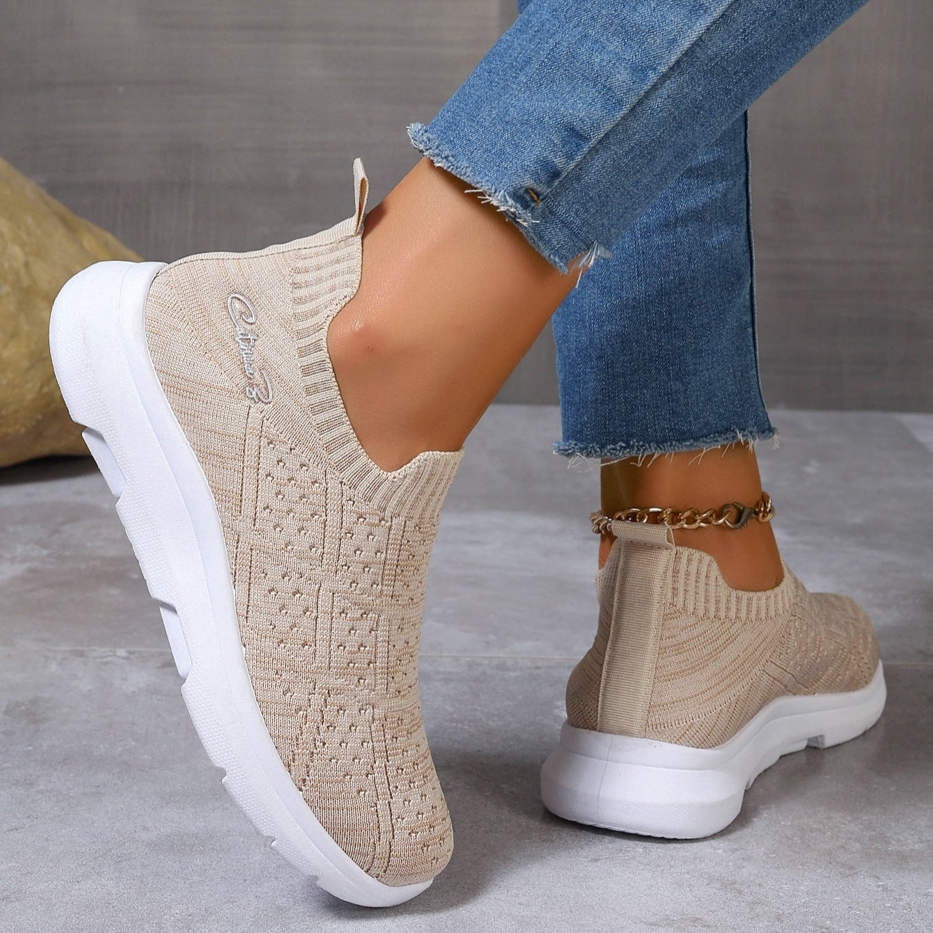 Zapatos de malla grande y malla completa