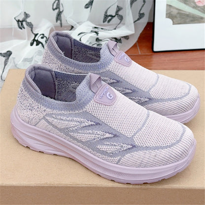 Zapatos unisex de malla con rayas de tres líneas