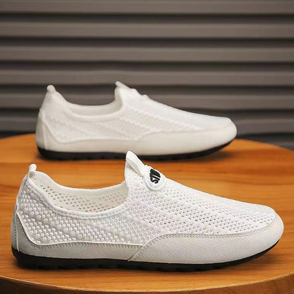 Zapatos finos de verano de malla para hombre