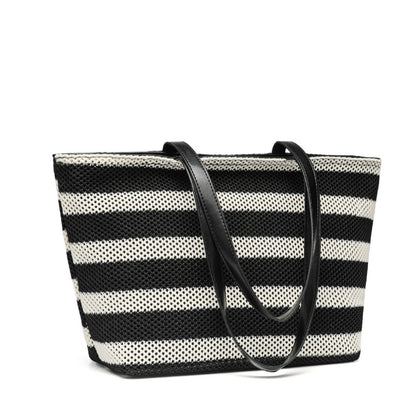 Bolso de tipo cubo, bolso tote de gran capacidad para mujer, bolso de hombro moderno y versátil
