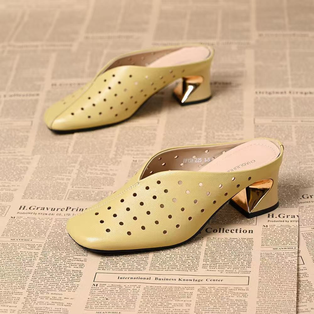 Sandalias chic de piel suave