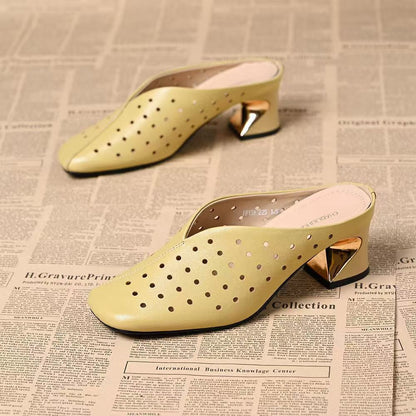 Sandalias chic de piel suave