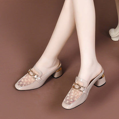 Zapatos de tacón de cuña con plataforma para mujer