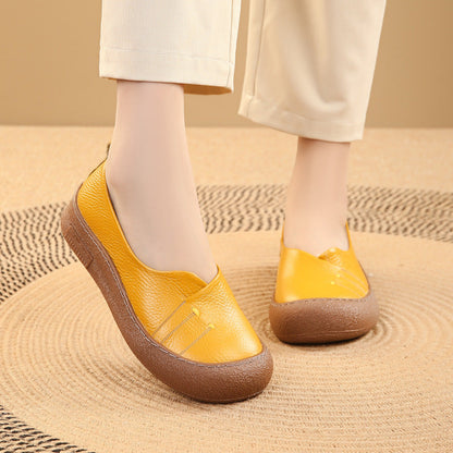 Zapatos de piel de vaca 100% auténtica