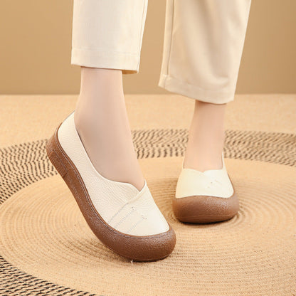 Zapatos de piel de vaca 100% auténtica