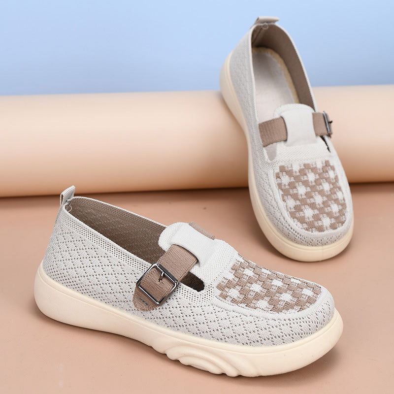 Zapatos Tejidos Transpirables para Mujer