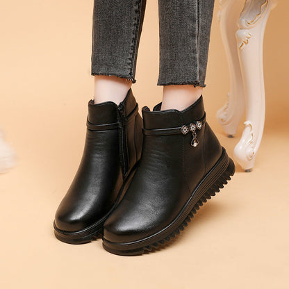 Botas de piel de alta calidad