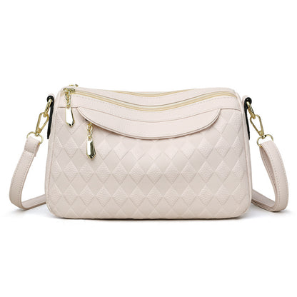 Bolso cruzado a cuadros elegante y versátil