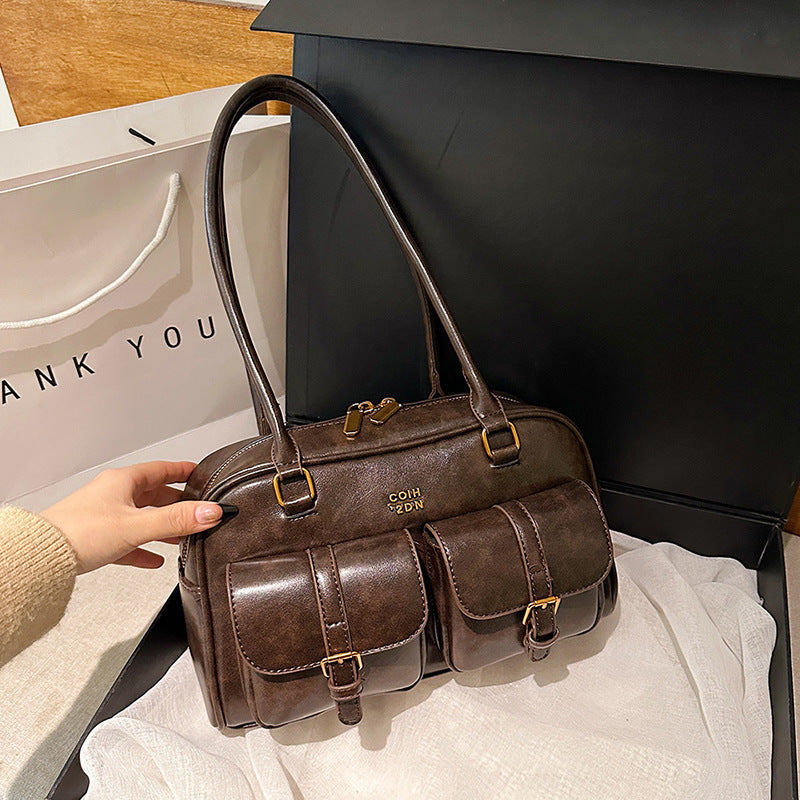 Cuero de alta calidad - Bolso elegante y de lujo ligero para mujer