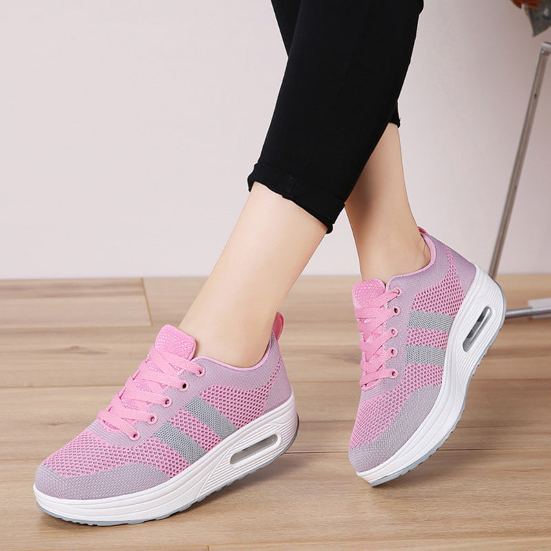 Zapatillas de caminar con amortiguación de aire y malla