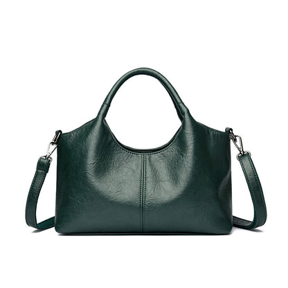 Bolso tote de gran capacidad en cuero suave texturizado