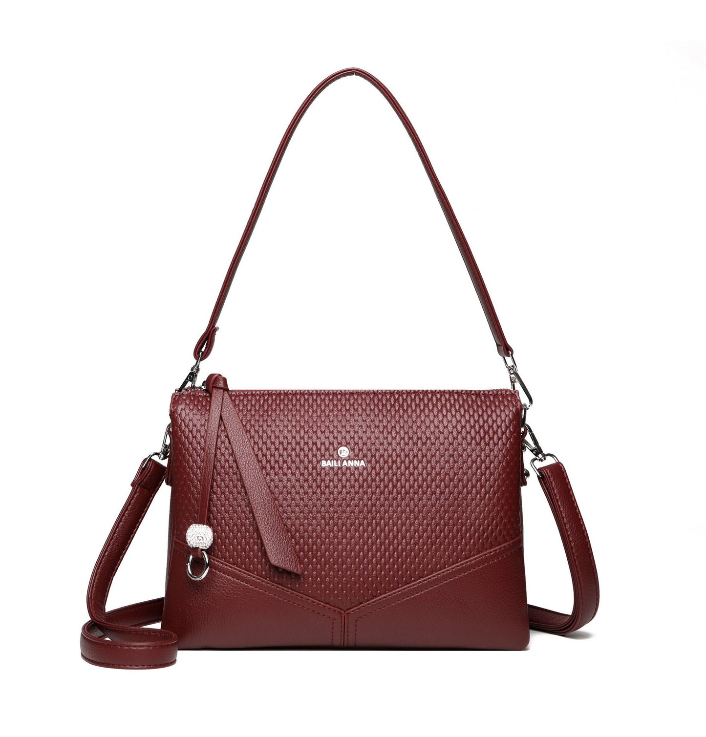 Bolso de mano moderno de gran capacidad con múltiples capas