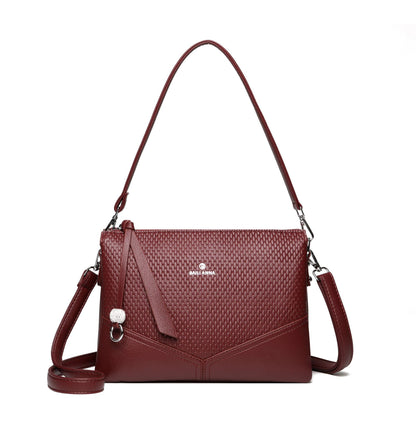 Bolso de mano moderno de gran capacidad con múltiples capas