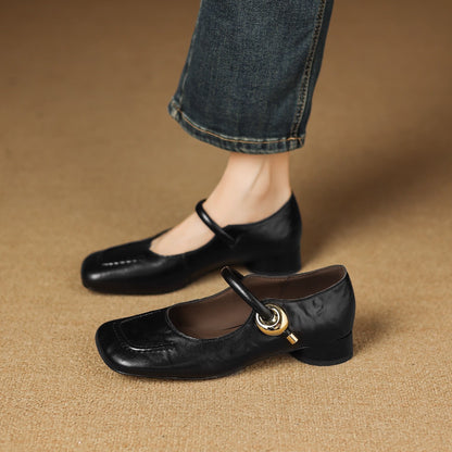 100% piel auténtica, nuevos zapatos bailarina planos de cuero suave, suela blanda cómoda que no roza los pies