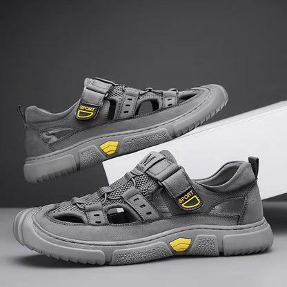 masculinas zapatillas de montañismo Baotou resistentes al desgaste al aire libre en verano