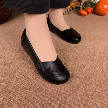 Zapatos ortopédicos de piel cruzada