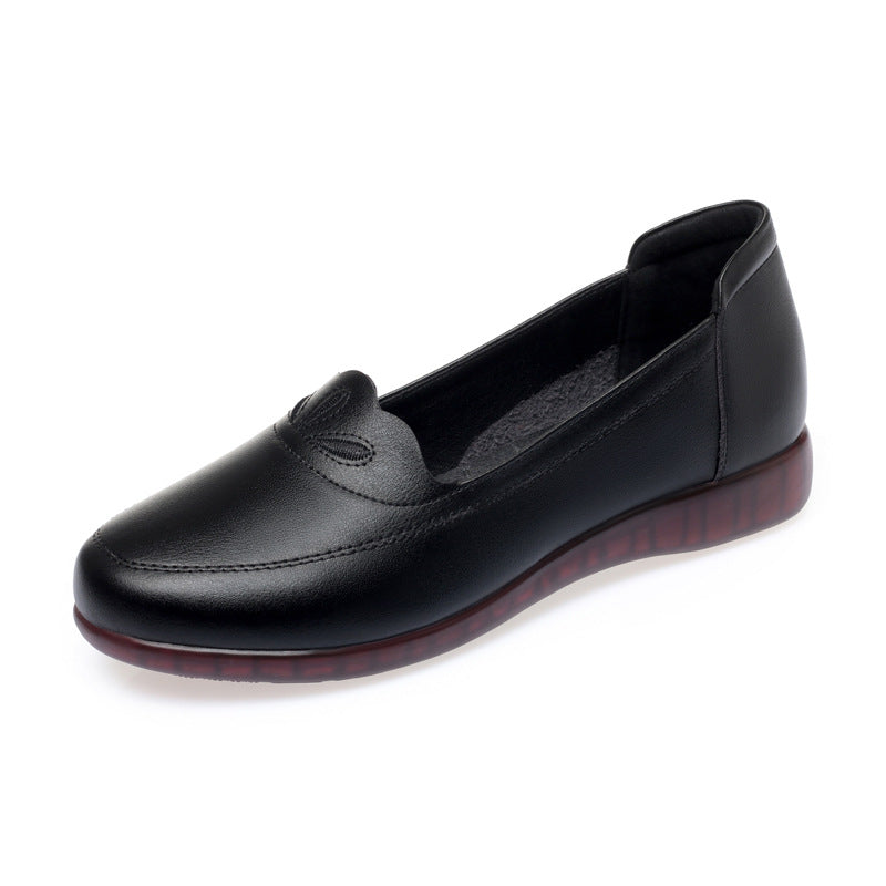 Zapatos de piel cómodos con suela suave para verano