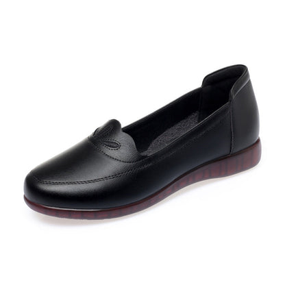 Zapatos de piel cómodos con suela suave para verano