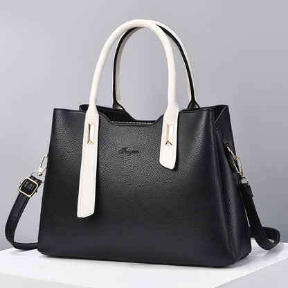 Bolso de mano de cuero de moda