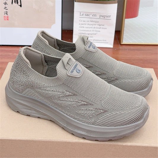 Zapatos unisex de malla con rayas de tres líneas