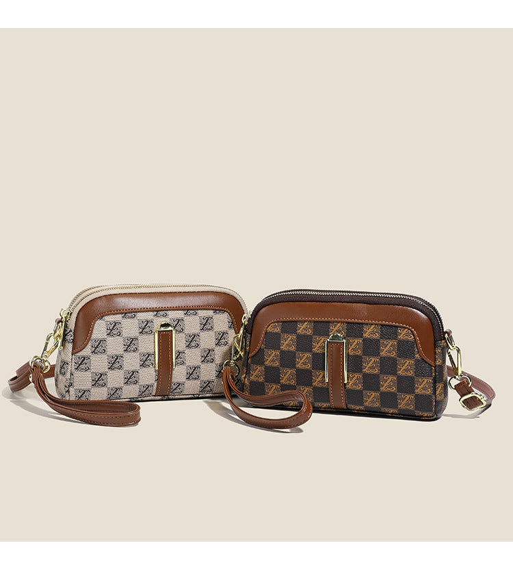 Bolso acolchado sencillo de hombro y bandolera