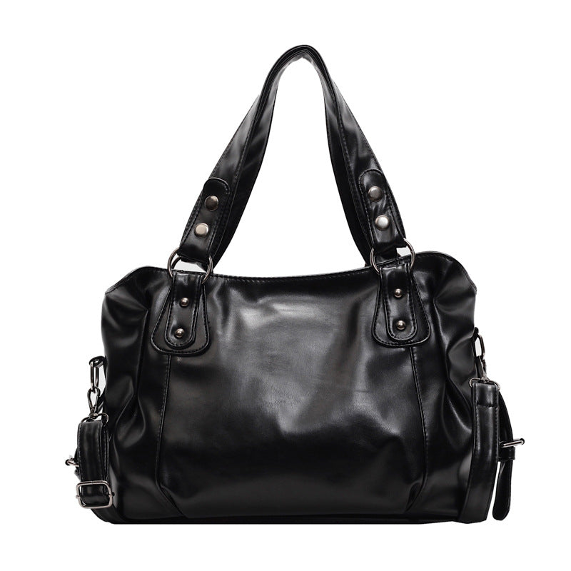 Bolso Negro Grande para Mujer Elegante y Moderno