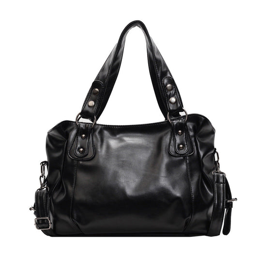Bolso Negro Grande para Mujer Elegante y Moderno