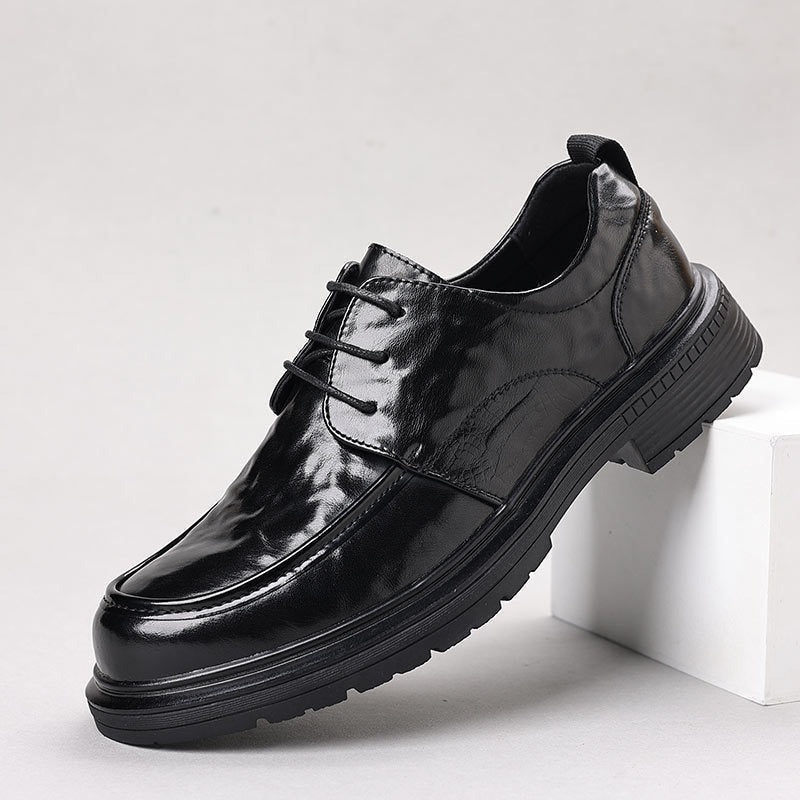 Zapatos de negocios cuero genuino lujo