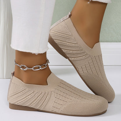 Zapatos de malla completa a cuadros