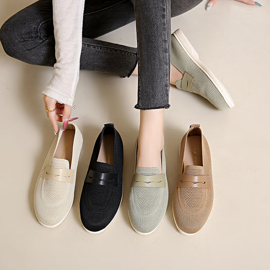 Zapatos elegantes de malla para mujer