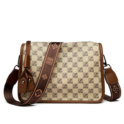 Bolso bandolera de piel genuina