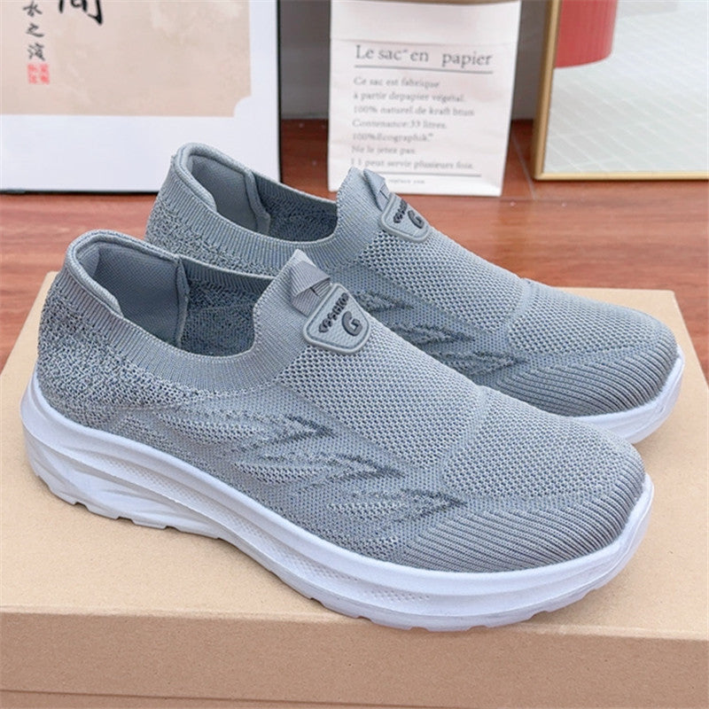 Zapatos unisex de malla con rayas de tres líneas