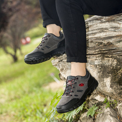 Zapatos de senderismo de malla tricolor para hombre 2025