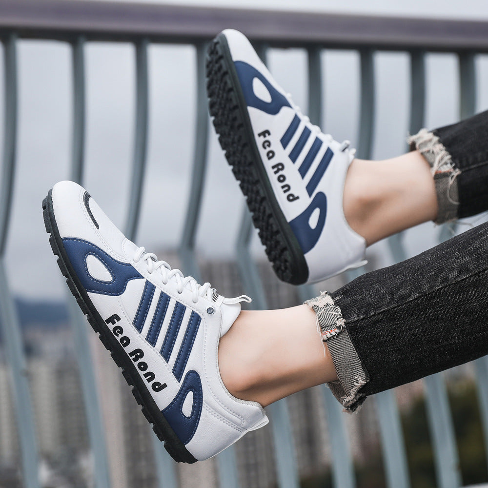 Nuevas zapatillas deportivas de primavera/otoño, cómodas y ligeras, de piel auténtica con excelente transpirabilidad, diseñadas específicamente para hombres que priorizan la comodidad. Calzado Agam para hombre.