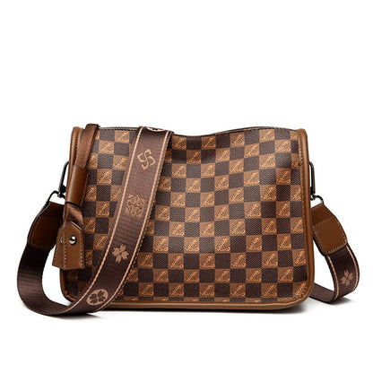 Bolso bandolera de piel genuina