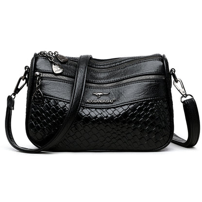 Nuevo bolso bandolera multicapa de diseño elegante